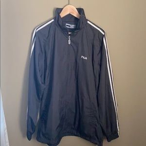 FILA- vintage funnel neck windbreaker